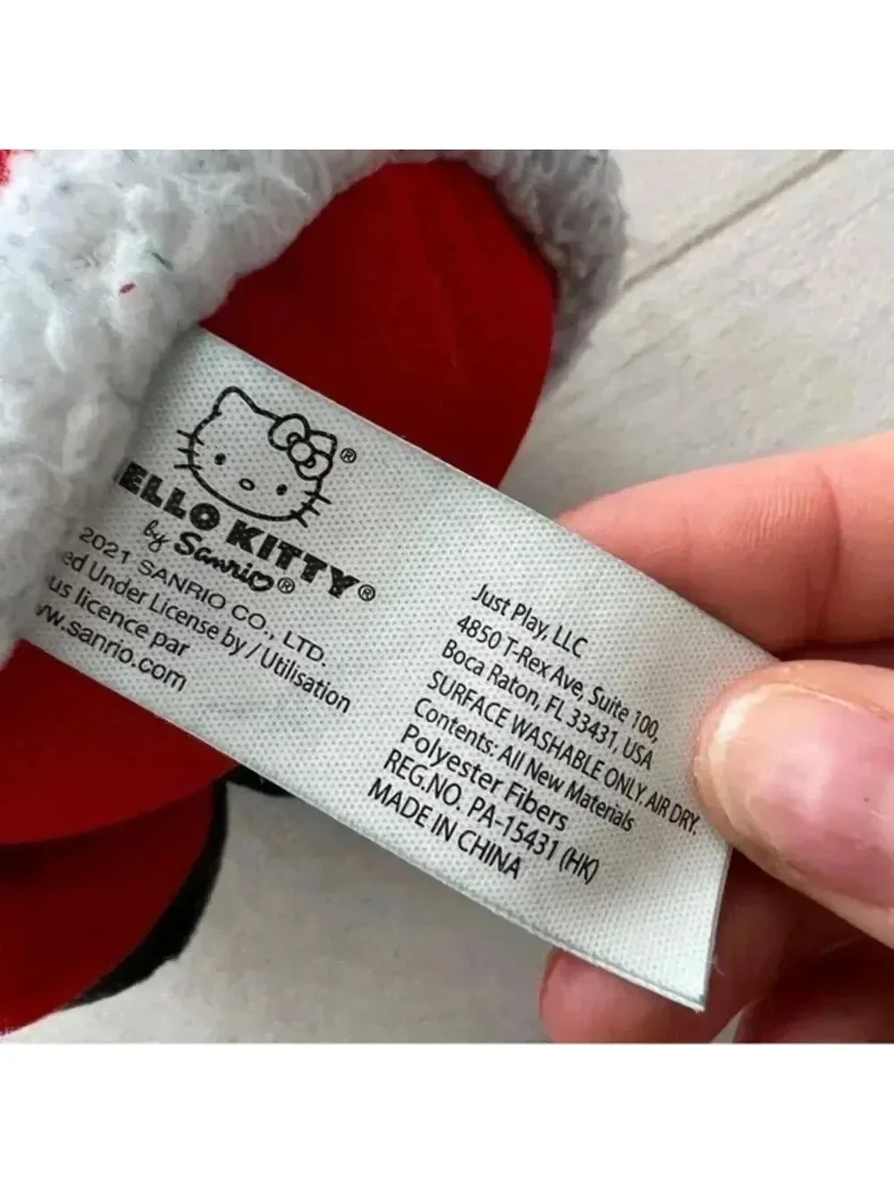 Hello Kitty Sanrio Santa’s letter Christmas 2021 plush